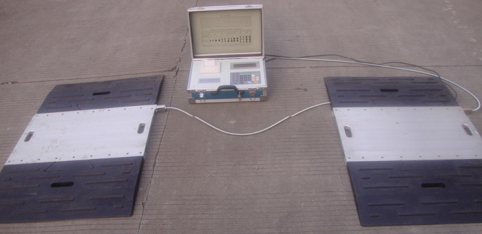 timbangan jalan tol portable