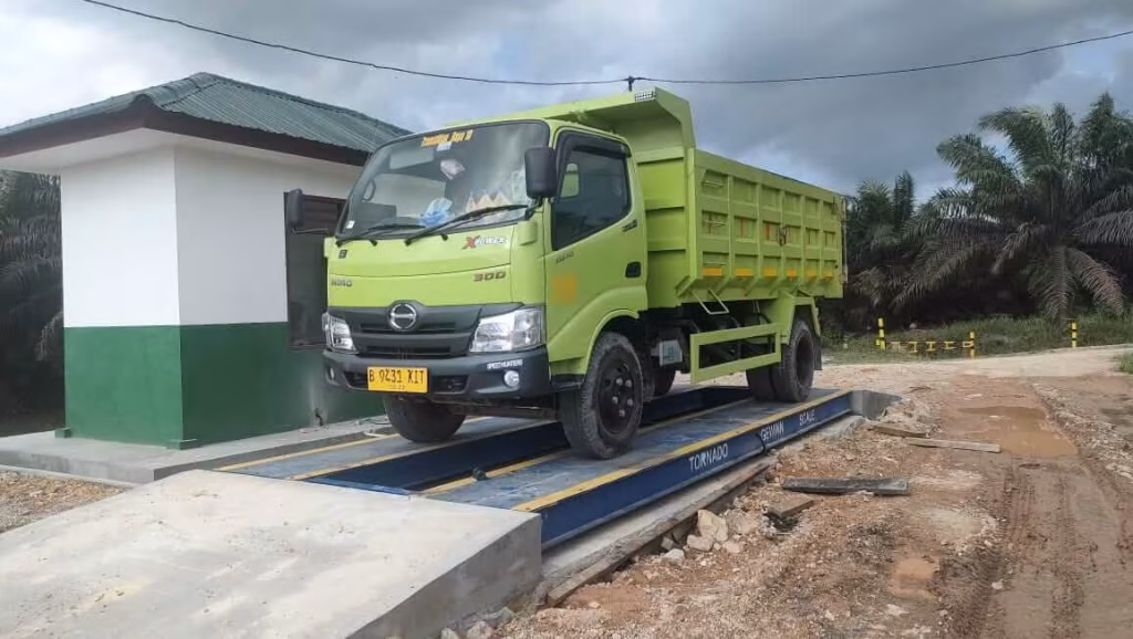 Timbangan Truk Portable Gewinn Scale untuk Industri Kelapa Sawit
